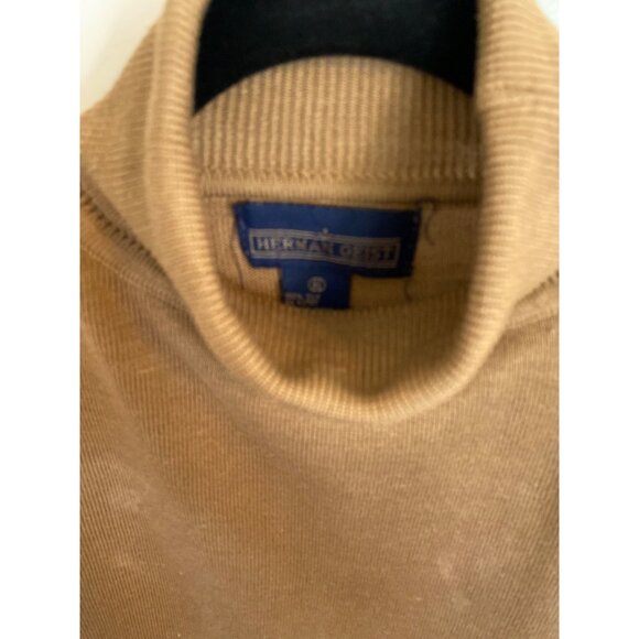Herman Geist Turtleneck Sweater, size XL Silk Camel Tan Nice - Picture 7 of 12
